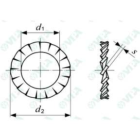 DIN 7343, ISO 8750, UNI 6875 goupille élastique spiralée, série moyenne
