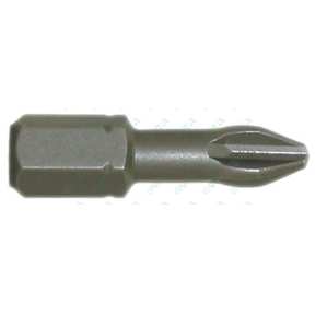 DIN 3128 tin cold forged bits E 6,3 - bits for philips screws