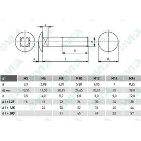 DIN 912, ISO 4762, UNI 5931 zylinderkopf-schrauben mit innensechskant