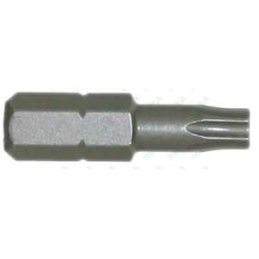 DIN 3128 tin milled bits E 6,3 - bits for pozidrive screws