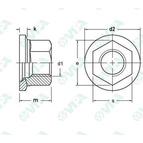 DIN 433, ISO 7092, UNI 1749 rondelle plate pour vis à tête cylindrique